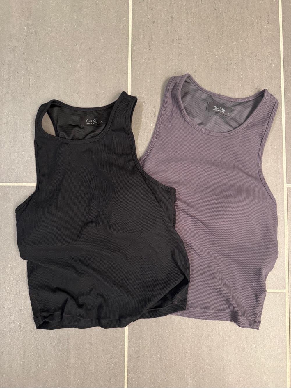 Nuuds Sporty Rib Racer Tank bundle size S